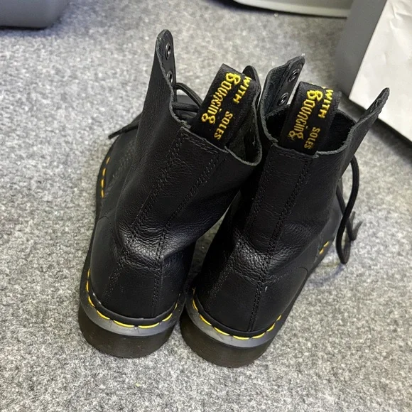 Dr. Martens Black Combat Boots - Picture 3 of 4